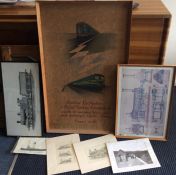 A group of railway and other pictures. Est. £20 -