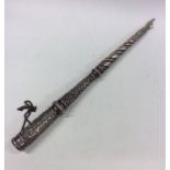 An unusual silver tapering Torah pointer attractiv