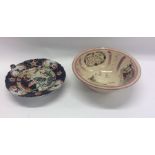 A Sunderland pottery lustre bowl together with an