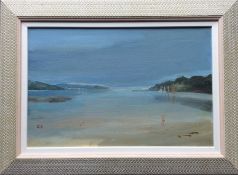 CLARE COLAM: A decorative framed oil on canvas ent