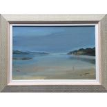 CLARE COLAM: A decorative framed oil on canvas ent