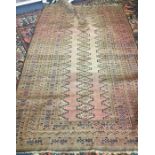 A large Oriental rug of rectangular form. Approx.