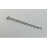 A novelty silver pencil in the form of a nail. Bir