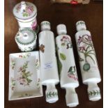 Decorative Portmeirion rolling pins etc. Est. £15