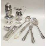 A collection of good quality silver plated items.