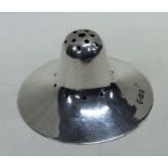 A rare Georgian silver nipple shield of typical de