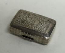 A good Georgian silver bright cut vinaigrette with