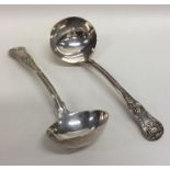 A good pair of Kings' pattern sauce ladles. London