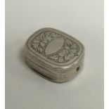 An attractive miniature Georgian silver vinaigrett