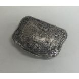 A good quality Georgian Norwegian silver snuff box