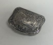 A good quality Georgian Norwegian silver snuff box