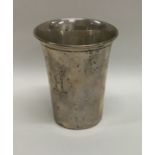 A Dutch silver tapering goblet. Marked to base. Ap