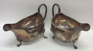 A good pair of Georgian silver sauce boats with be
