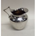 A small Edwardian silver cream jug. Birmingham. By