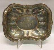 A good quality Russian silver gilt basket attracti