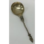 A Continental silver Apostle top spoon with twiste