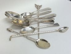 A quantity of silver and other cutlery. Approx. 19