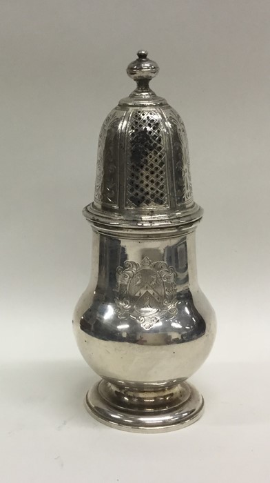 An early 18th Century silver sugar caster attracti - Image 2 of 3