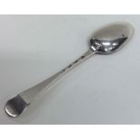 A good Georgian Hanoverian pattern silver spoon. L