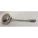 A good quality Russian silver fiddle pattern sifte