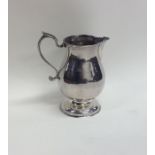 A Continental Antique silver pitcher cream jug on