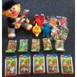 SESAME STREET: A box containing various items of S