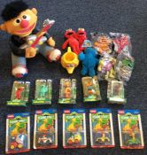 SESAME STREET: A box containing various items of S