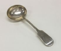 EXETER: A silver fiddle pattern sauce ladle. By JS