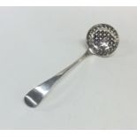 A Georgian silver OE pattern cream ladle with pier