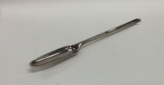 A Georgian silver double-ended marrow scoop. Londo