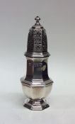 A fine quality Britannia Standard silver caster wi