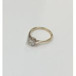 A good diamond single stone ring in attractive six