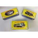 MATCHBOX: Three various boxed "Models of Yesteryea