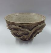 RAY MARSHALL: A stylish pottery bowl with swirl de