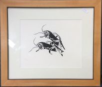 BRIAN GRIMWOOD (British 20th Century): A framed an