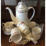 A Paragon 'Belinda' pattern coffee service. Est. £