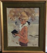 PIERRE GRISOT (French 1911 - 1995): A framed oil o