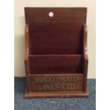 An old Royal Mail stationery rack. Approx. 26 cms