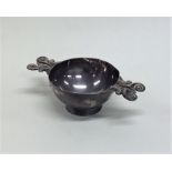 A Scottish Victorian silver two handled quaich on