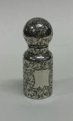 An attractive Victorian hinged top silver scent bo