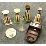 A set of miniature spring scales etc. Est. £15 - £