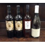 Four x 75 cl bottles of white wines to include: 1