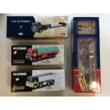 CORGI: Four boxed die-cast model vehicles comprisi