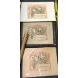 Five WW1 honourable discharge certificates. Capt A