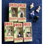 Five boxed 'Wallace and Gromit' Typhoo tea collectable figurines together