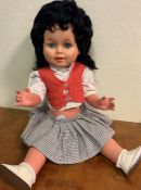 A vintage 1960's German Rheinische Gummi doll with