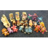 A quantity of various Beatrix Potter figures toget