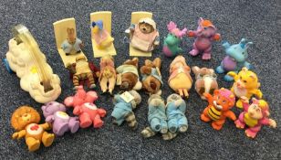 A quantity of various Beatrix Potter figures toget
