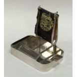 CARTIER: A heavy silver cigarette holder / vesta o