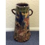 A tall tapering Longpark pottery jardiniere. Appro